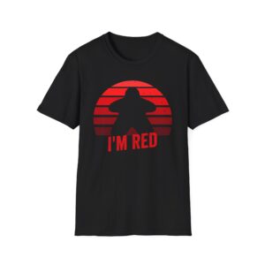 red meeple t shirt, i'm red board game shirt, funny gamer tee, tabletop game night shirt, strategy gamer gift, meeple shirt